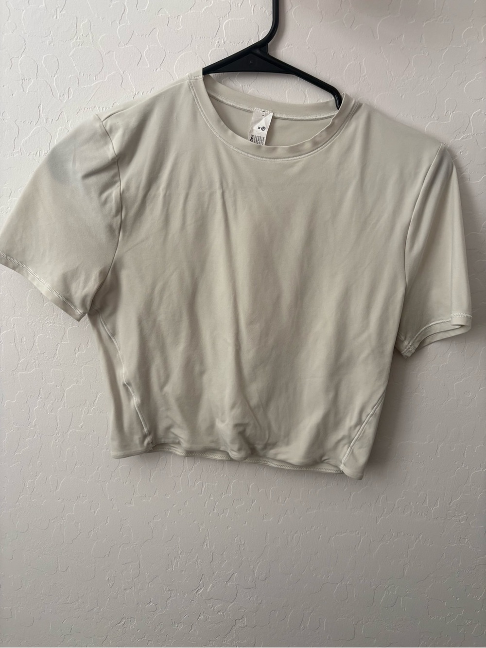 Lululemon Wundermost Ultra-Soft Nulu Crewneck Cropped T-Shirt